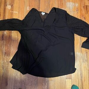 Elegant Black Women's Blouse